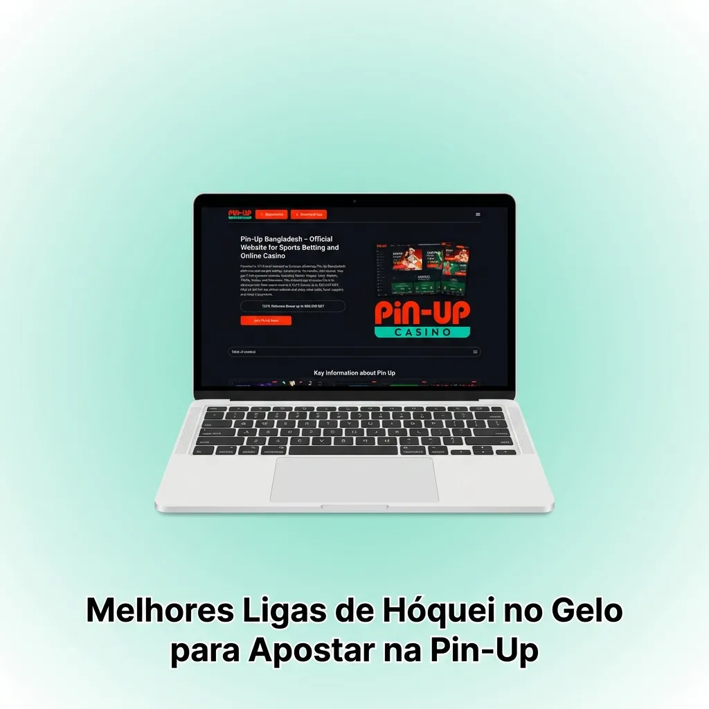 Hockey leagues displayed on Pin-Up betting platform including NHL, KHL, and European championships with odds and markets