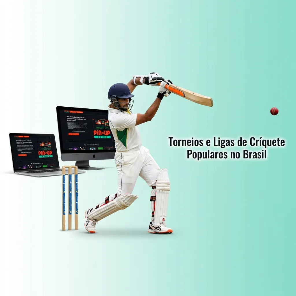 Cricket tournaments display showing World Cup, T20, IPL, and Test matches available for betting on Brazilian platform